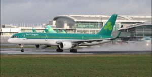 Aerling flight at Dublin Airport